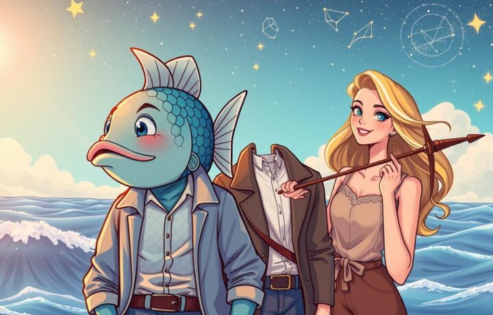 Fische-Mann und Schütze-Frau Liebeshoroskop