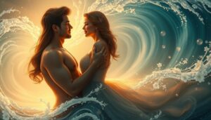 Fische Mann mit Krebs Frau