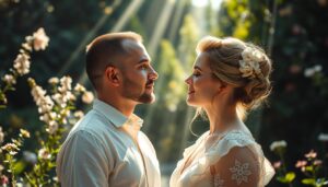 Fische Mann mit Waage Frau