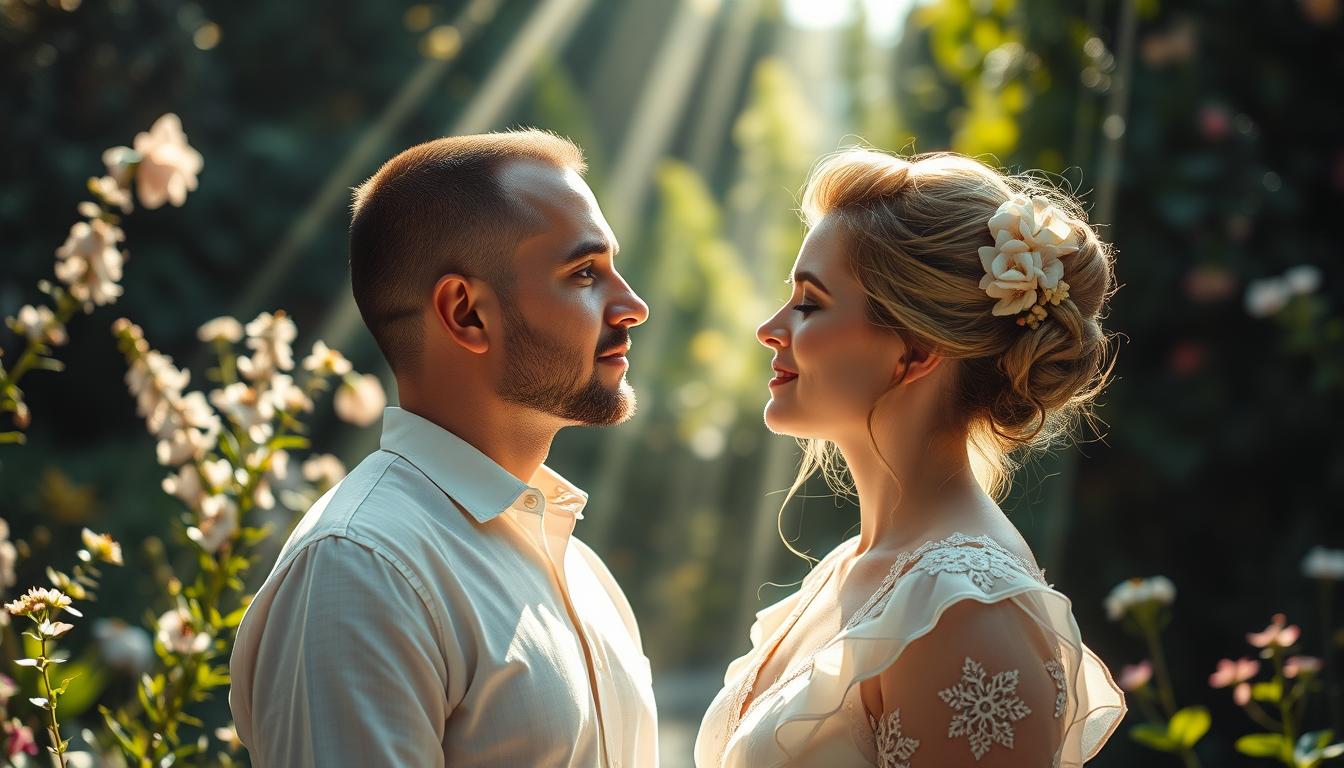 Fische Mann mit Waage Frau