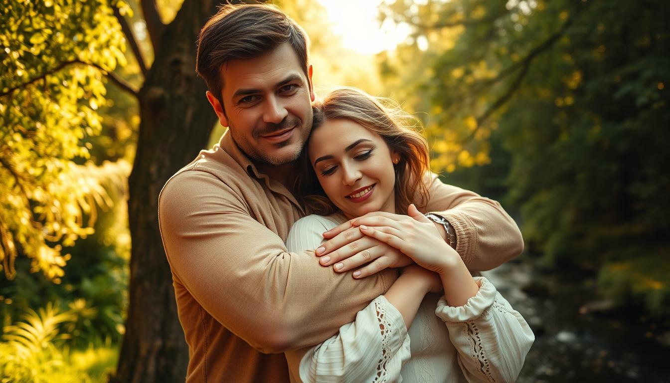 Krebs Mann mit Stier Frau