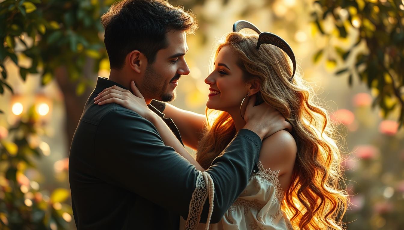 Krebs Mann mit Widder Frau