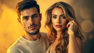 Liebeshoroskop Jungfrau Mann mit Löwe Frau