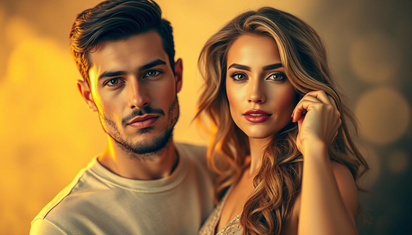 Liebeshoroskop Jungfrau Mann mit Löwe Frau