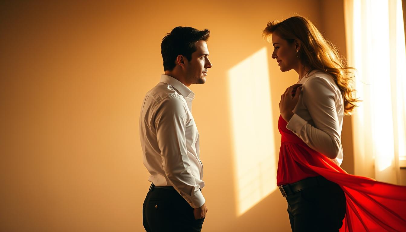 Liebeshoroskop Jungfrau Mann mit Widder Frau