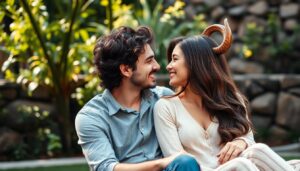 Liebeshoroskop Steinbock Mann mit Stier Frau