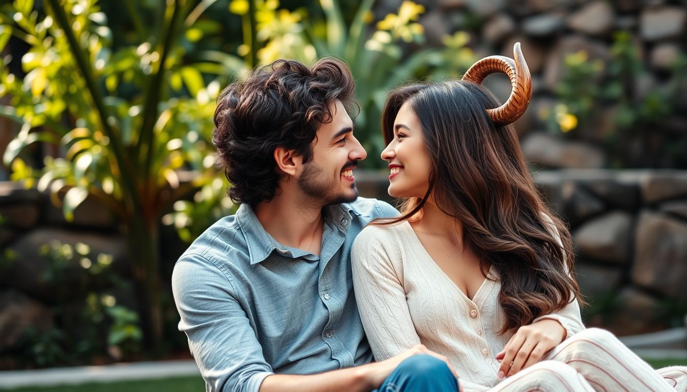 Liebeshoroskop Steinbock Mann mit Stier Frau