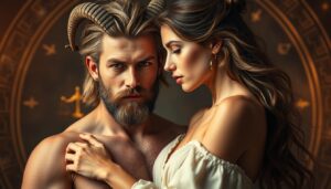 Liebeshoroskop Steinbock Mann mit Waage Frau