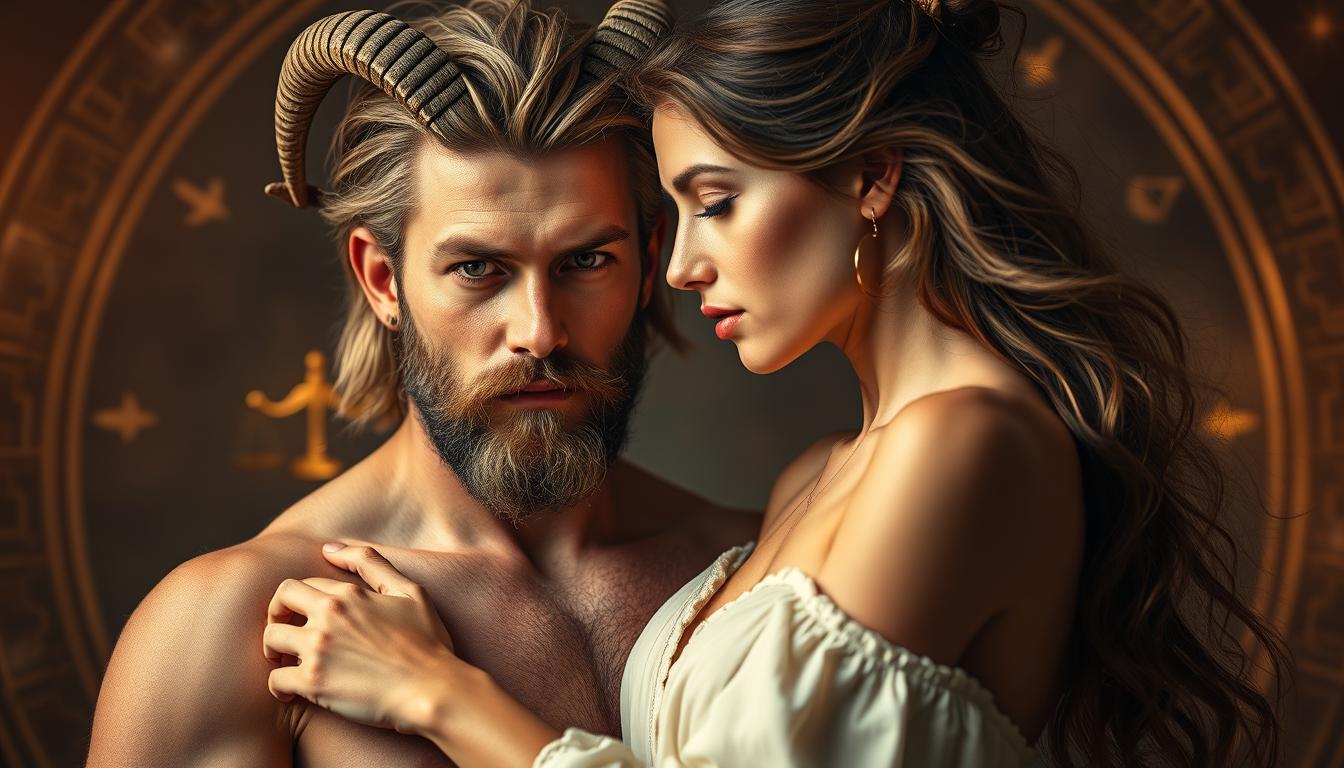 Liebeshoroskop Steinbock Mann mit Waage Frau