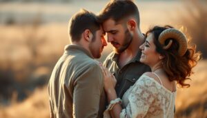 Liebeshoroskop Steinbock Mann mit Widder Frau