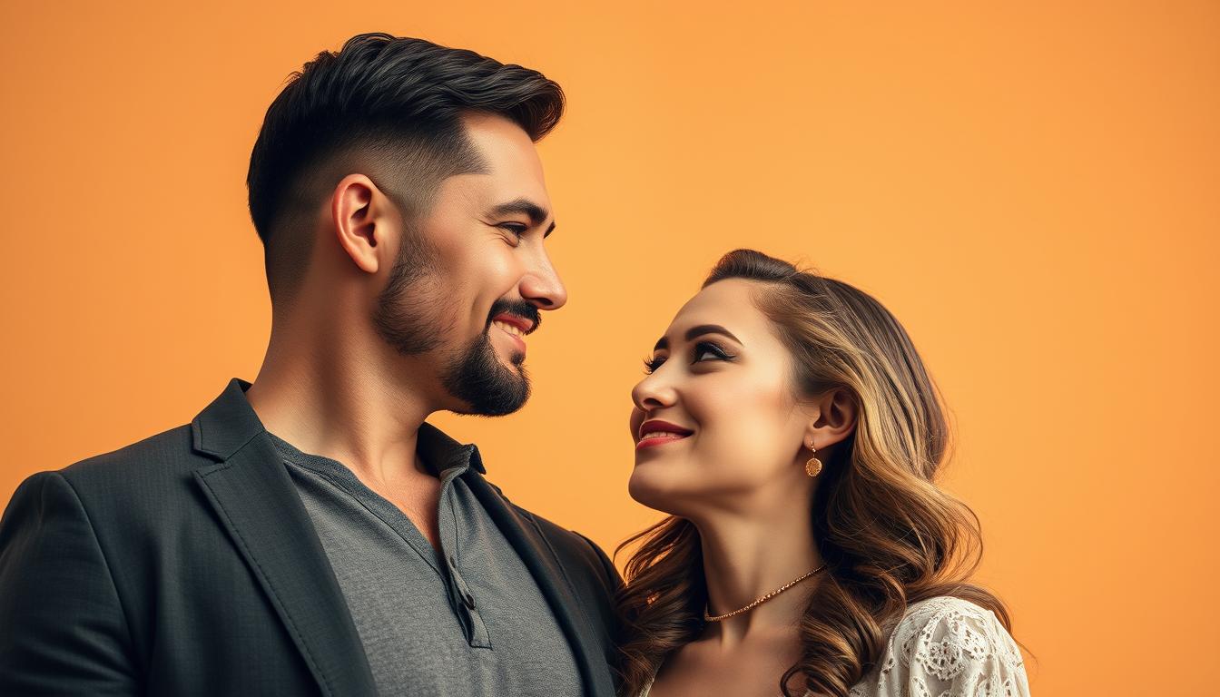 Löwe Mann mit Löwe Frau