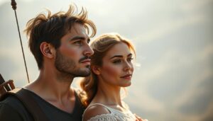 Schütze Mann mit Jungfrau Frau