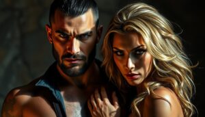 Skorpion Mann mit Löwe Frau