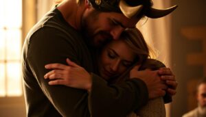 Stier Mann mit Krebs Frau