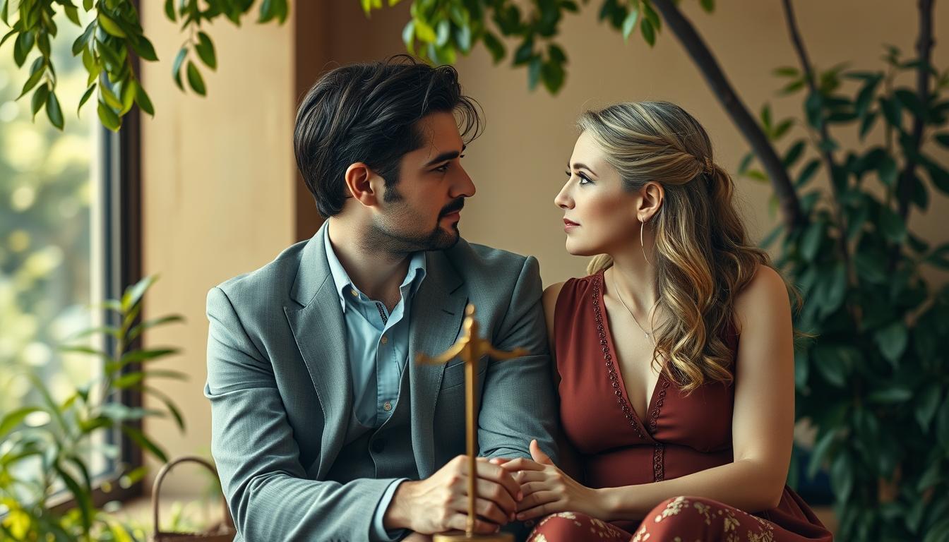 Waage Mann mit Jungfrau Frau Liebeshoroskop