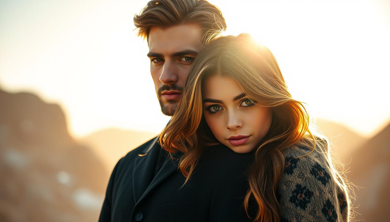 Wassermann Mann mit Jungfrau Frau