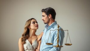 Wassermann Mann mit Waage Frau