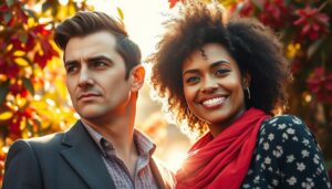 Wassermann Mann mit Widder Frau