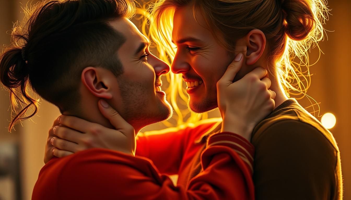 Zwilling Mann mit Widder Frau