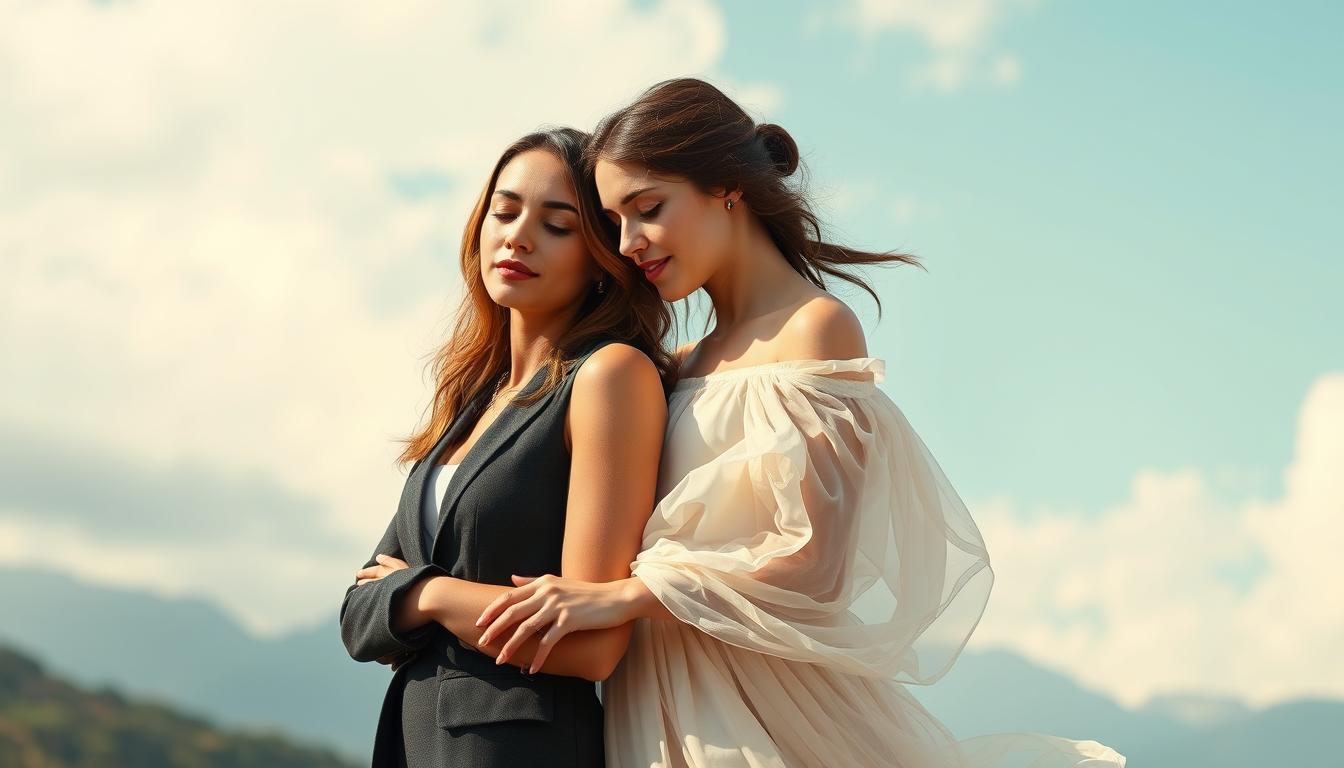 Jungfrau Mann mit Wassermann Frau