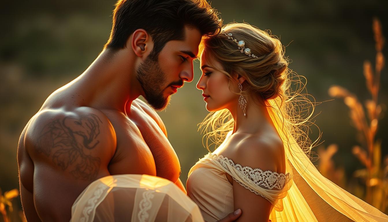 Löwe Mann mit Wassermann Frau