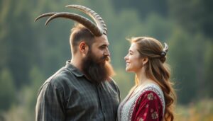 Steinbock Mann mit Wassermann Frau