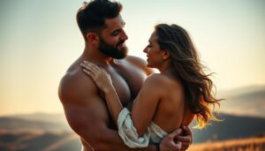 Stier Mann mit Steinbock Frau