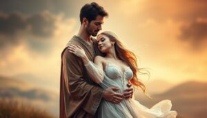 Waage Mann mit Fische Frau