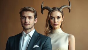 Waage Mann mit Steinbock Frau