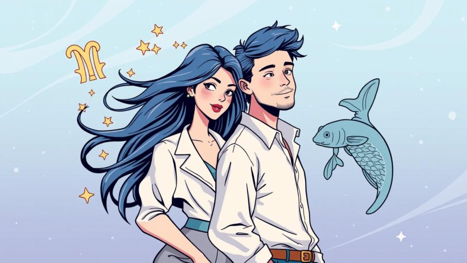 Fische-Mann und Wassermann-Frau Liebeshoroskop